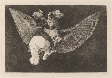 Francisco de Goya, ‘Disparate volante (Flying Folly)’, in or after 1816