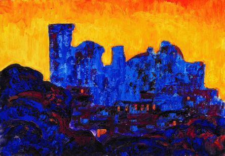 Boris Chetkov, ‘Sunset in Samarkand’, 1960