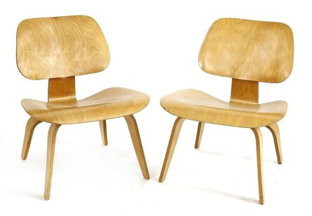 Charles Eames, ‘A pair of LCW plywood chairs’