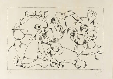 Joan Miró, ‘Ubu Roi. Le Nobles a la Tràppe (Mourlot 410)’, 1966