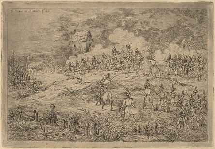 Gerhardus Emaus de Micault, ‘Charge of the Cavalry (Charge de cavalerie contre des chasseurs)’, 1856