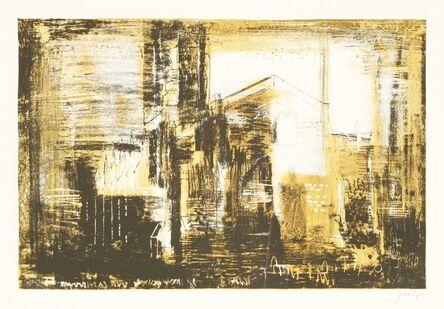 John Piper, ‘FOTHERINGHAY, NORTHAMPTONSHIRE: MEDIEVAL STONE (LEVINSON 135)’, 1964