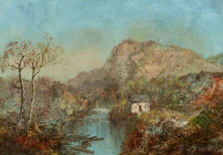 Ralph Albert Blakelock, ‘Woodland Cabin’, 1864