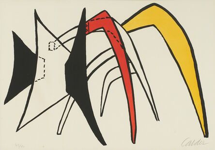 Alexander Calder, ‘Untitled from Stabiles’, 1963