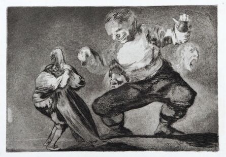 Francisco de Goya, ‘	Tras el Vicio Vene el Fomicio’, ca. 1816