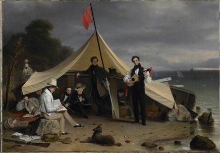 Robert Walter Weir, ‘The Greenwich Boat Club’, 1833