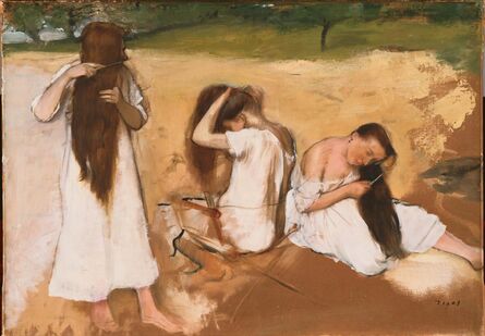 Edgar Degas, ‘Women Combing Their Hair’, ca. 1875-1876