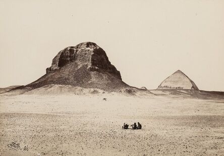 Francis Frith, ‘Pyramids of Dashoor’, 1856