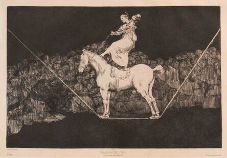 Francisco de Goya, ‘Una Reina del Circo’, 1815/1877