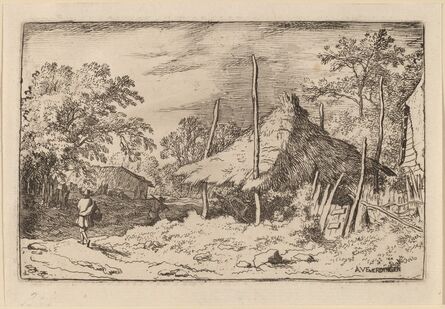 Allart van Everdingen, ‘Wheel underneath the Hay Barn’, probably c. 1645/1656