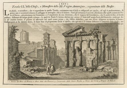 Giuseppe Vasi, ‘Ruine del Foro di Nerva...’, 1747-1801