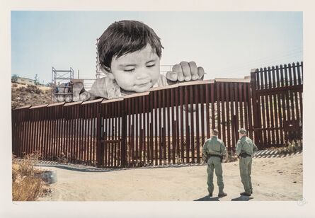 JR, ‘Giants, Kikito and the Border Patrol, Tecate, Mexico – USA, 2017’, 2017
