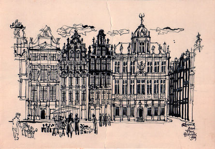 Lucien De Roeck, ‘Grand-place Bruxelles’, 1949