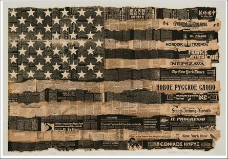 Massimo Vignelli, ‘America the Melting Pot 1976’, 1989