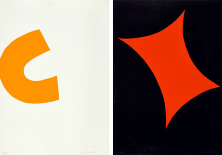 Leon Polk Smith, ‘Color Forms C; and E’, 1974