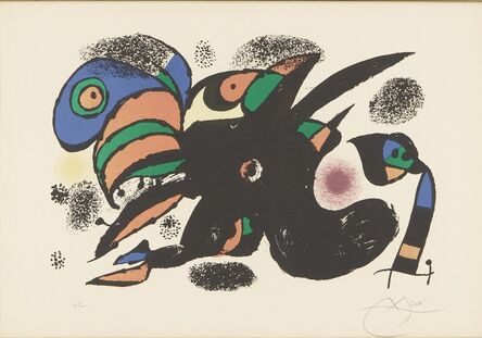 Joan Miró, ‘The extreme origin’, 1976