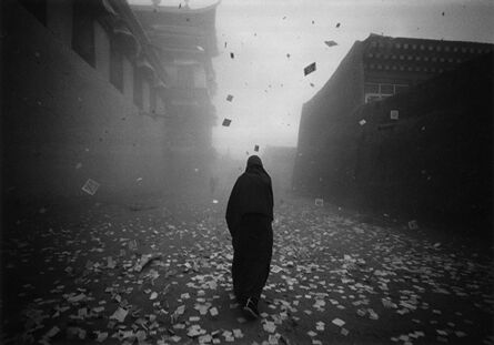 Zhong Guohua, ‘ The monk in the wind’, 2011