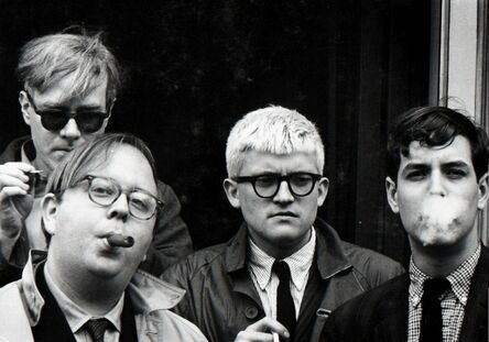 Dennis Hopper, ‘Andy Warhol, Henry Geldzahler, David Hockney and David Goodman’, 1963