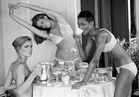 Arthur Elgort, ‘Patti Hansen, Lisa Taylor, and Beverly Johnson, San Francisco, CA, Vogue’, 1976