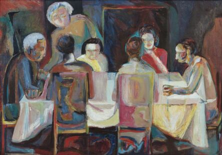 Dorothy Cantor, ‘Family Seder’, ca. 1948