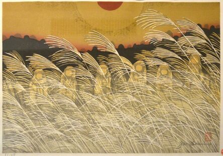Junichiro Sekino, ‘The Six Jizo at Yamashina, Kyoto’, 1970