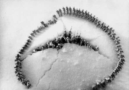 Antoni Miralda, ‘Intervenciones en paisaje: nieve #5 Serie montaña de Suiza ’, 1968-1969
