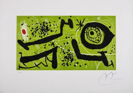 Joan Miró, ‘From Picasso i Els Reventos (Dupin 588; Cramer bk.176)’, 1973