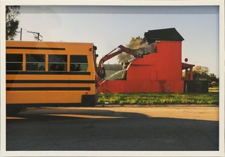 Amanda Williams (b. 1974), ‘Color(ed) Theory Series: Flamin' Red Hots (Demolition Bus)’, 2018