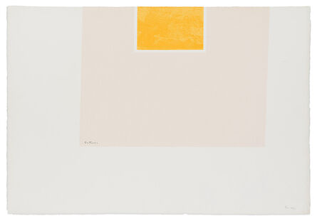 Robert Motherwell, ‘London Series II: Untitled (Orange/Pink)’, 1971