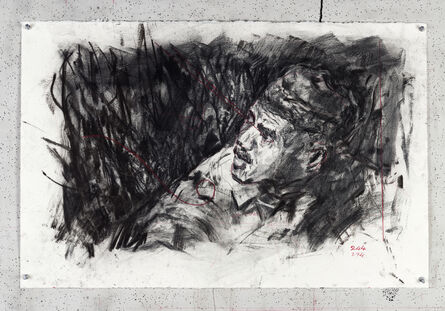 William Kentridge, ‘Drawing for City Deep (Miner in Pit)’, 2019