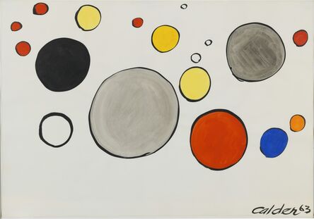 Alexander Calder, ‘Coloured Bubbles ’, 1963