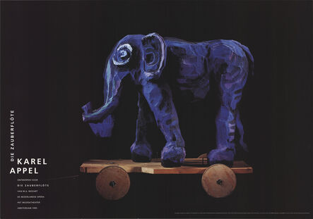 Karel Appel, ‘Die Zauberflote (Magic Flute), Elephant’, 1995