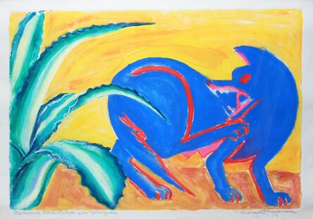 Margaret Garcia, ‘Red & Blue Bitch con Maguey’, 1988