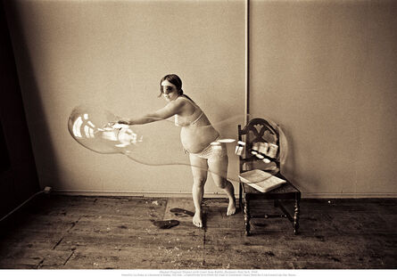 Les Krims, ‘Masked Pregnant Woman with Giant Soap Bubble’, ca. 1968