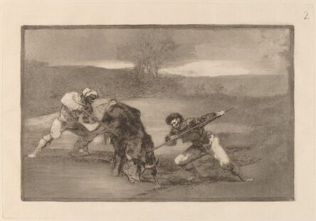 Francisco de Goya, ‘Otro modo de cazar a pie (Another Way of Hunting on Foot)’, in or before 1816