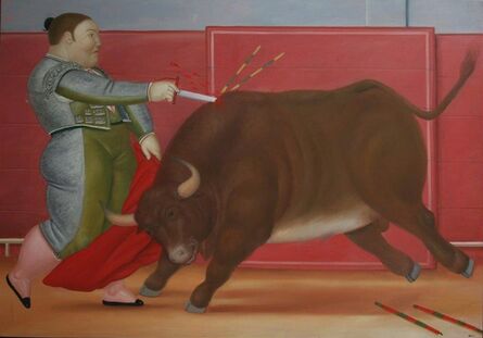 Fernando Botero, ‘The Lunge’, 1984