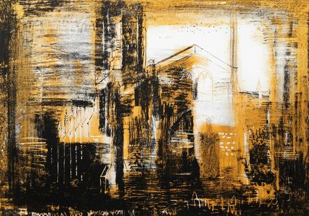 John Piper, ‘Fotheringhay, Northamptonshire: Medieval Stone’, 1964