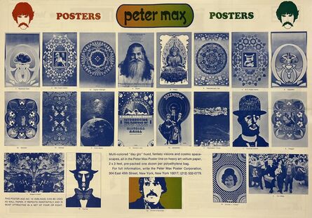 Peter Max, ‘Life Foldaway Promo for Original Posters’, 1967