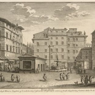 Giuseppe Vasi, ‘Piazza Giudia’, 1747