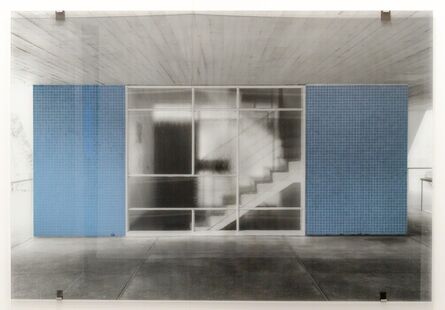 Veronika Kellndorfer, ‘Niemeyer with blue tiles’, 2017