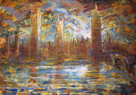 Alexander Newley, ‘Palace of Westminster, Dawn’, 2019