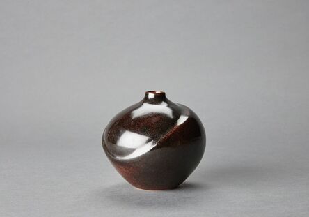 Fance Franck, ‘Spherical vase, “eccentric” black saturated iron glaze’, N/A