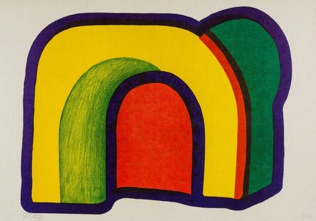 Howard Hodgkin, ‘Composition with Red (Arch) (Heenk 10)’, 1970