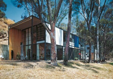 Julius Shulman, ‘Charles Eames, Case Study House #8, Pacific Palisades, California.  Signed, Color FujiChrome-Print’, 1999