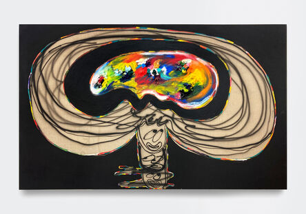 Devin Troy Strother, ‘the orbiting of a black funkadelic nebula’, 2020