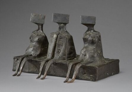 Lynn Chadwick, ‘Three Sitting figures’, 1976