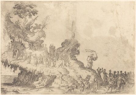after Jacques Callot, ‘The Float of Mount Parnassus’