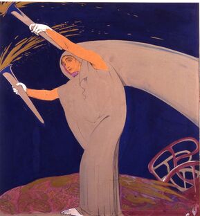 Duilio Cambellotti, ‘Bozzetto esecutivo per il cartellone Mistero di Persefone’, 1928