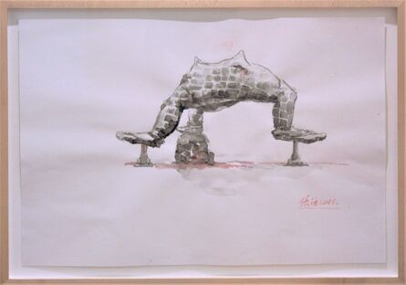 Zhang Huan, ‘Drawing of Three Legged Buddha No.3’, 2013