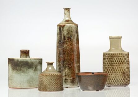 Stig Lindberg, ‘Five Bottle Vases’, circa 1960